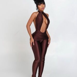 Autty Simone main character Brown Jumpsuit